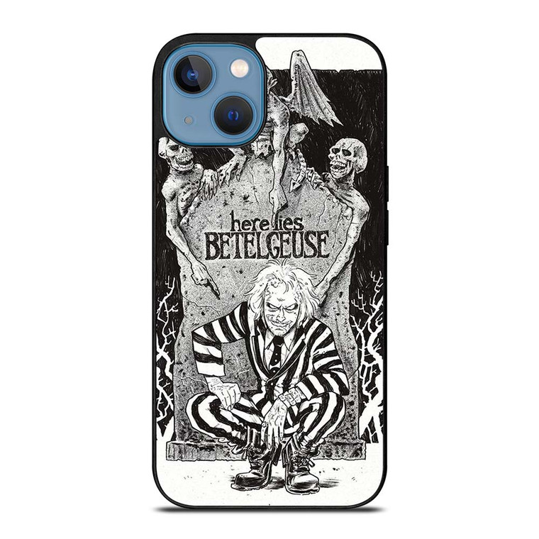BEETLEJUICE TIM BURTON ART iPhone 13 Case Cover