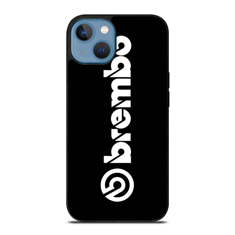 BREMBO DISC BRAKE BLACK LOGO iPhone 13 Case Cover