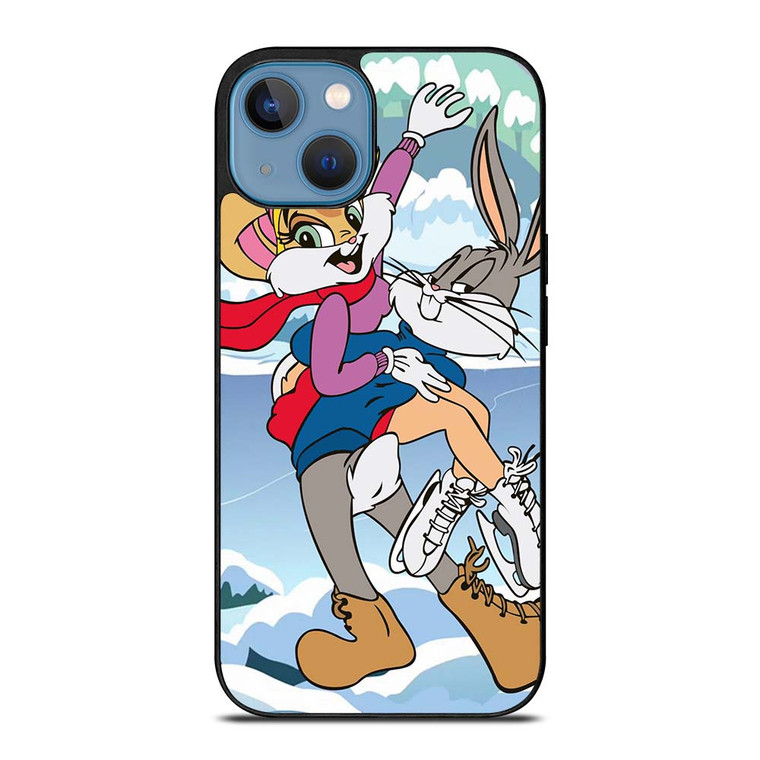 BUGS BUNNY AND LOLA CARTOON iPhone 13 Case Cover BUGS BUNNY AND LOLA CARTOON iPhone 13 Case Cover