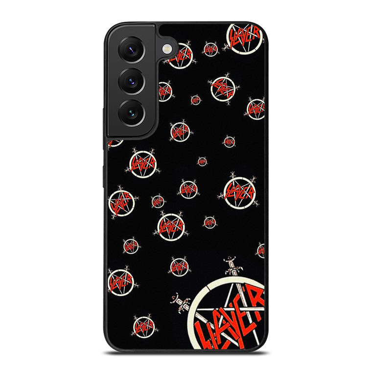 SLAYER ROCK BAND PATTERN Samsung Galaxy S22 Plus Case Cover