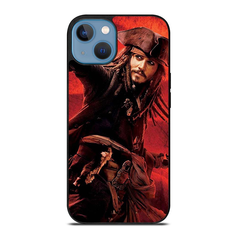 CAPTAIN JACK PIRATES OF THE CARIBBEAN POSTER iPhone 13 Case Cover