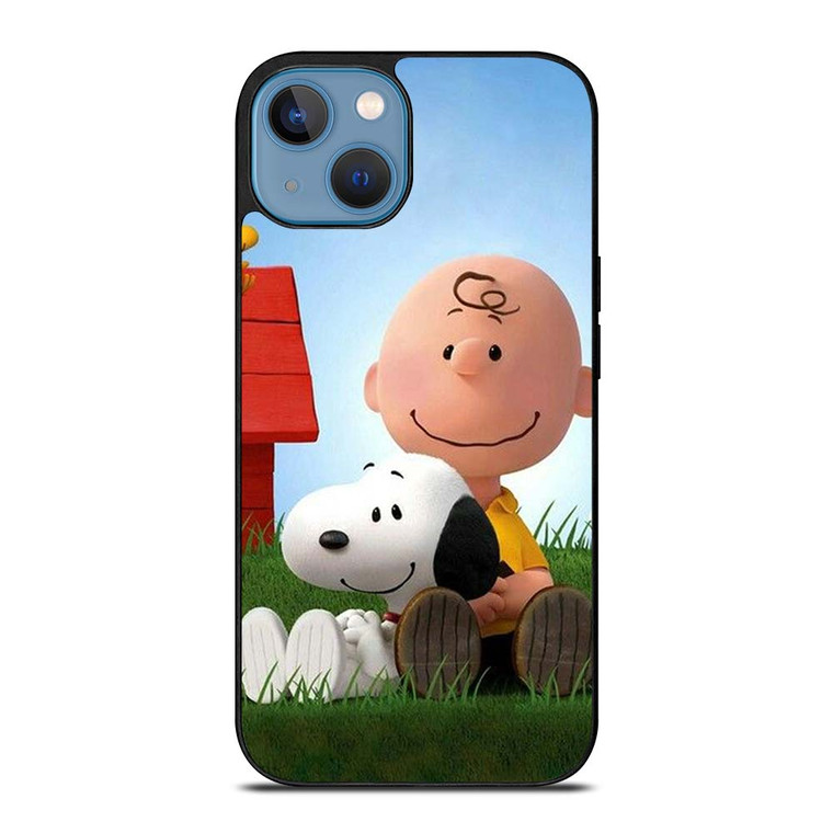 CHARLIE BROWN PEANUTS GRASS iPhone 13 Case Cover