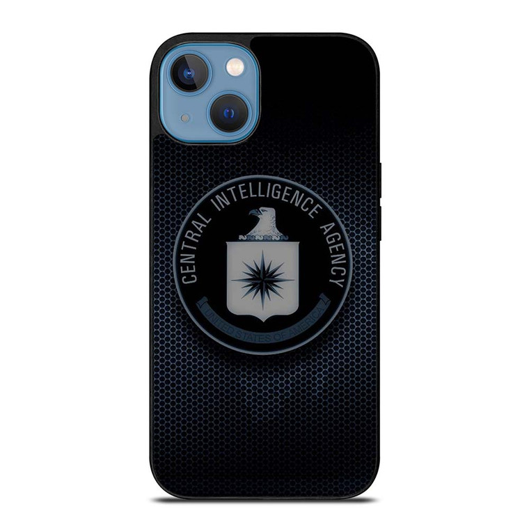 CIA CENTRAL INTELLIGENCE AGENCY METAL LOGO iPhone 13 Case Cover