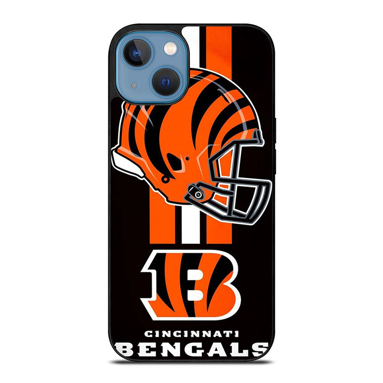 CINCINNATI BENGALS NFL HELMET iPhone 13 Case Cover