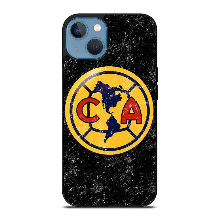 CLUB AMERICA AGUILAS FOOTBALL BLACK iPhone 13 Case Cover
