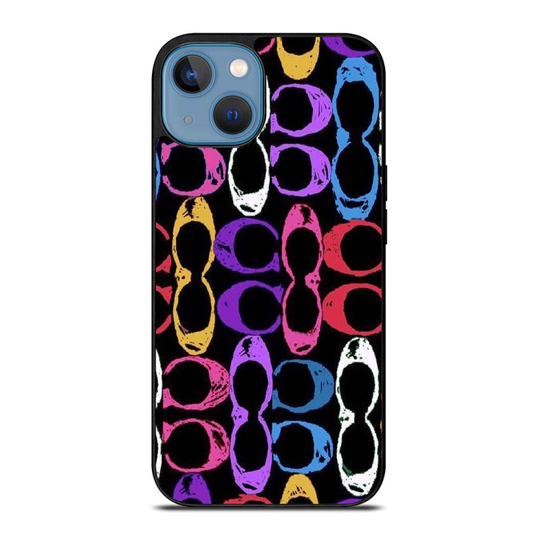 COACH NEW YORK ART LOGO iPhone 13 Case Cover