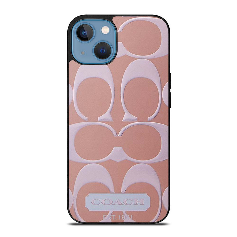 COACH NEW YORK PINK PATTERN iPhone 13 Case Cover