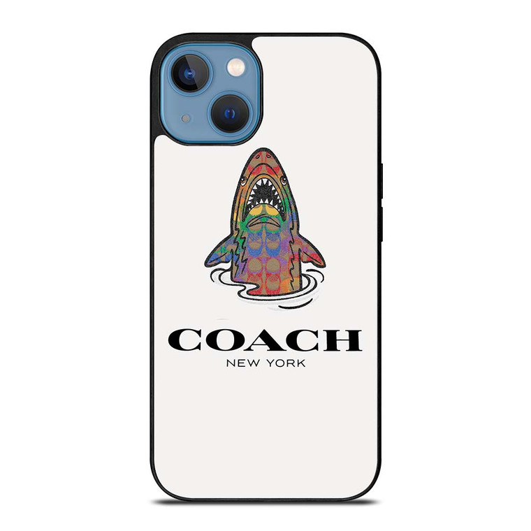 COACH NEW YORK SHARK iPhone 13 Case Cover