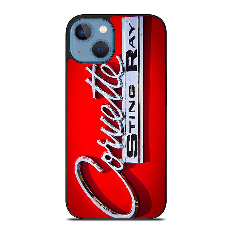 CORVETTE STINGRAY RED EMBLEM iPhone 13 Case Cover