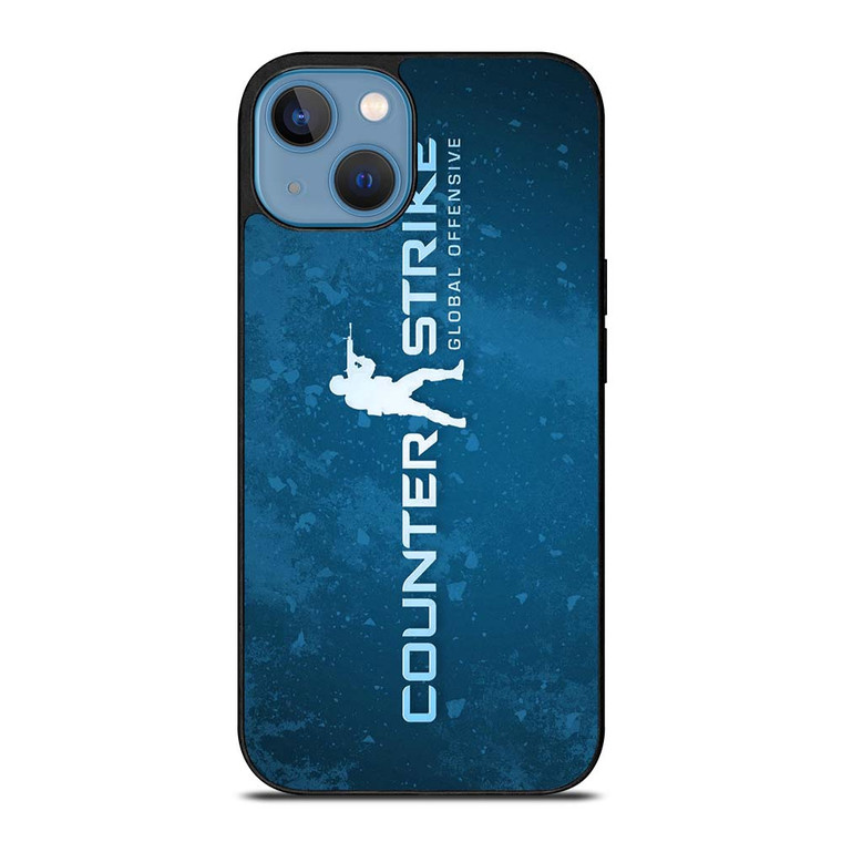 COUNTER STRIKE CSGO LOGO BLUE iPhone 13 Case Cover