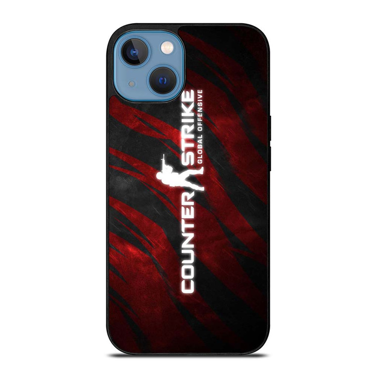 COUNTER STRIKE CSGO LOGO RED iPhone 13 Case Cover