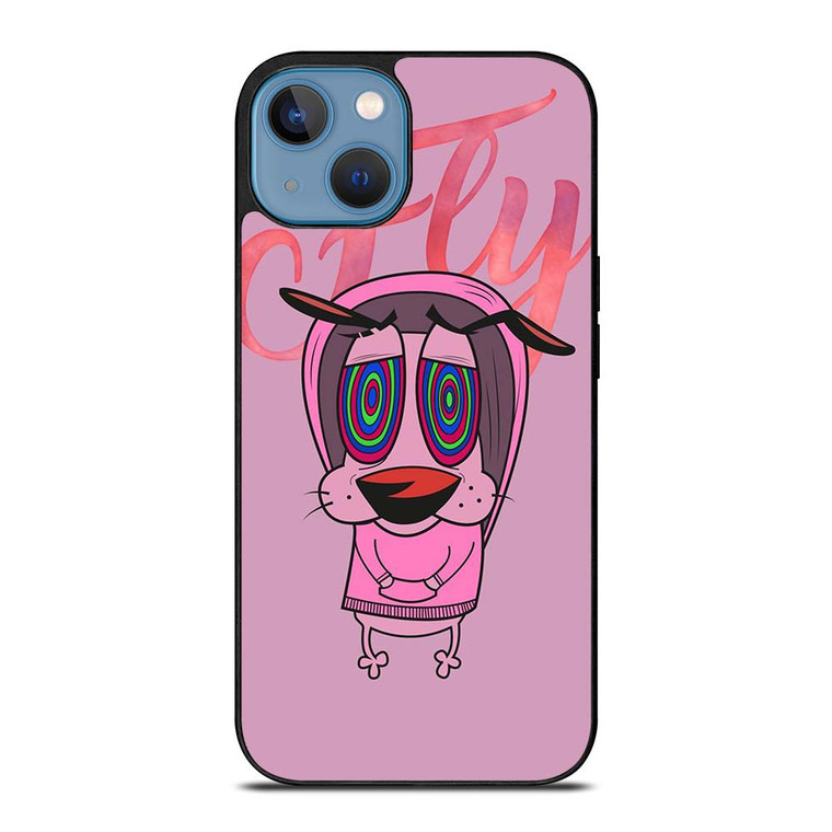 COURAGE THE COWARDLY DOG FLY iPhone 13 Case Cover