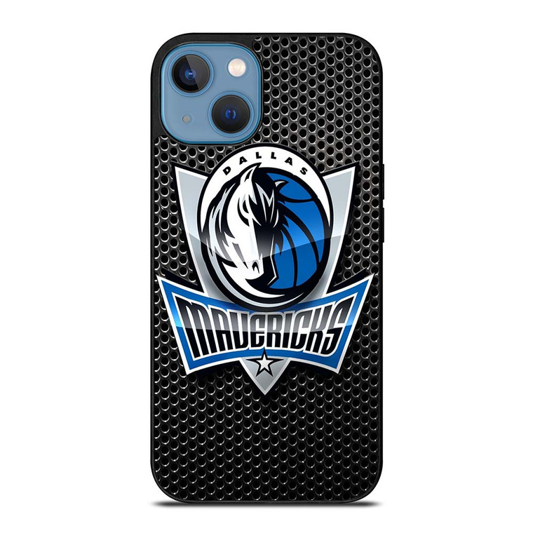 DALLAS MAVERICKS METAL LOGO iPhone 13 Case Cover