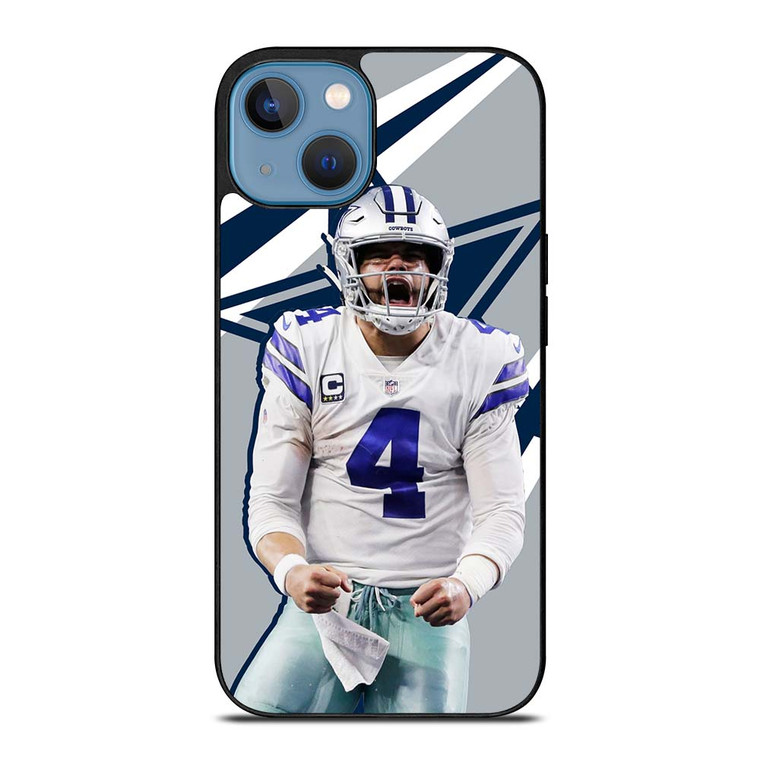 DARK PRESCOTT DALLAS COWBOYS iPhone 13 Case Cover