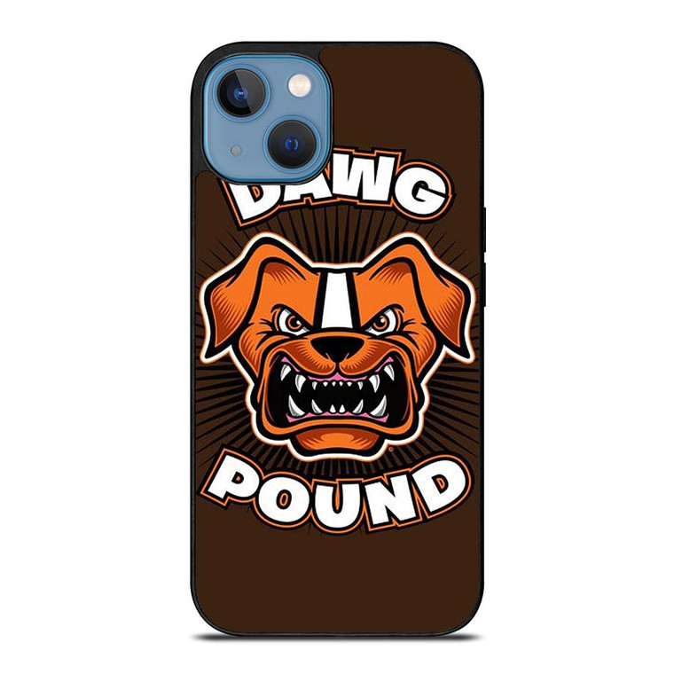 DAWG POUND CLEVELAND BROWNS iPhone 13 Case Cover