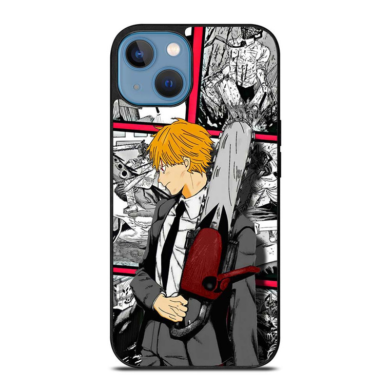 DENJI CHAINSAW MAN ANIME COLLAGE iPhone 13 Case Cover