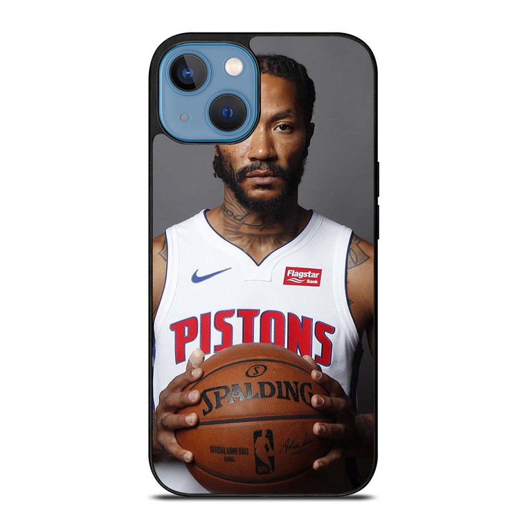 DERRICK ROSE DETROIT PISTONS NBA iPhone 13 Case Cover