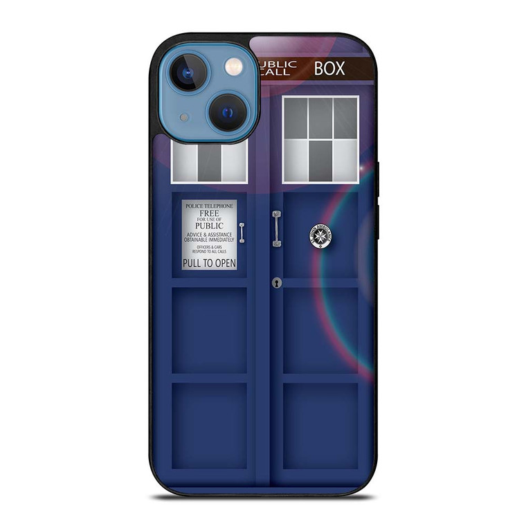 DOCTOR WHO PUBLIC CALL BOX iPhone 13 Case Cover
