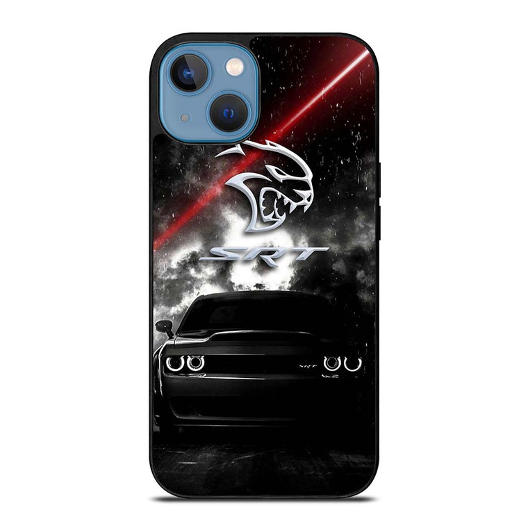 DODGE SRT BLACK CAR iPhone 13 Case Cover