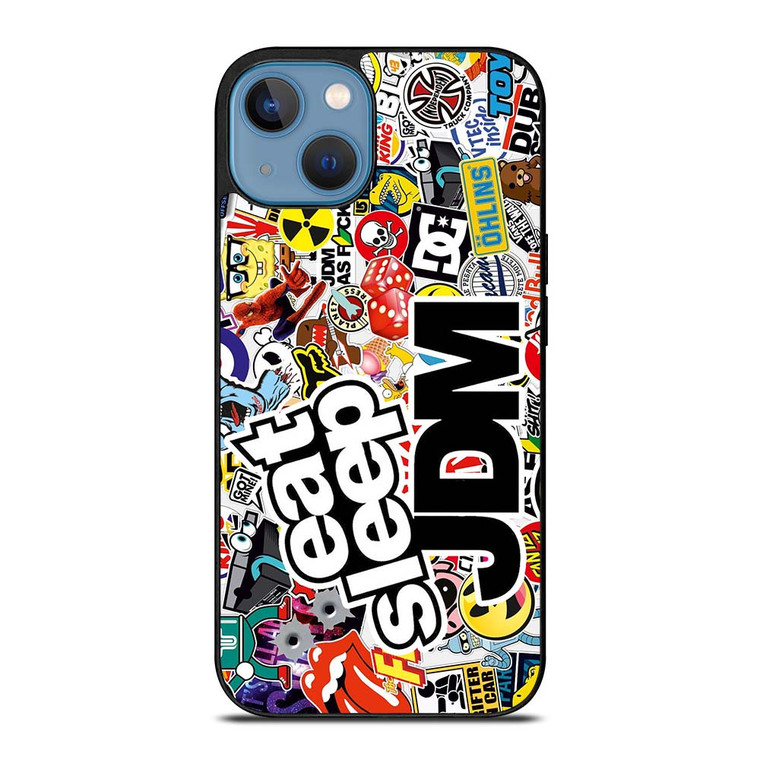 EAT SLEEP JDM iPhone 13 Case Cover
