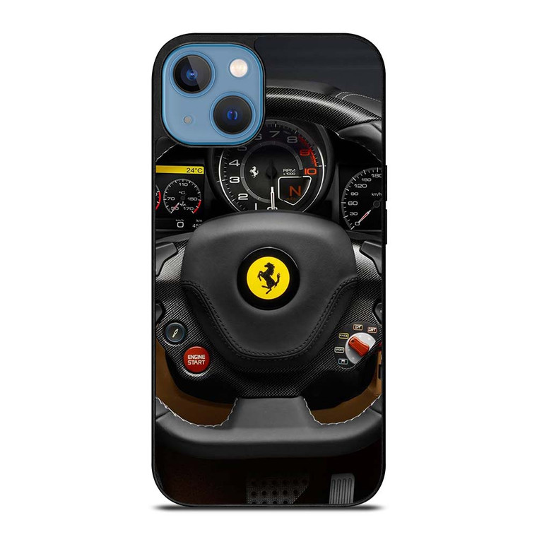 FERRARI STEERING WHEEL iPhone 13 Case Cover