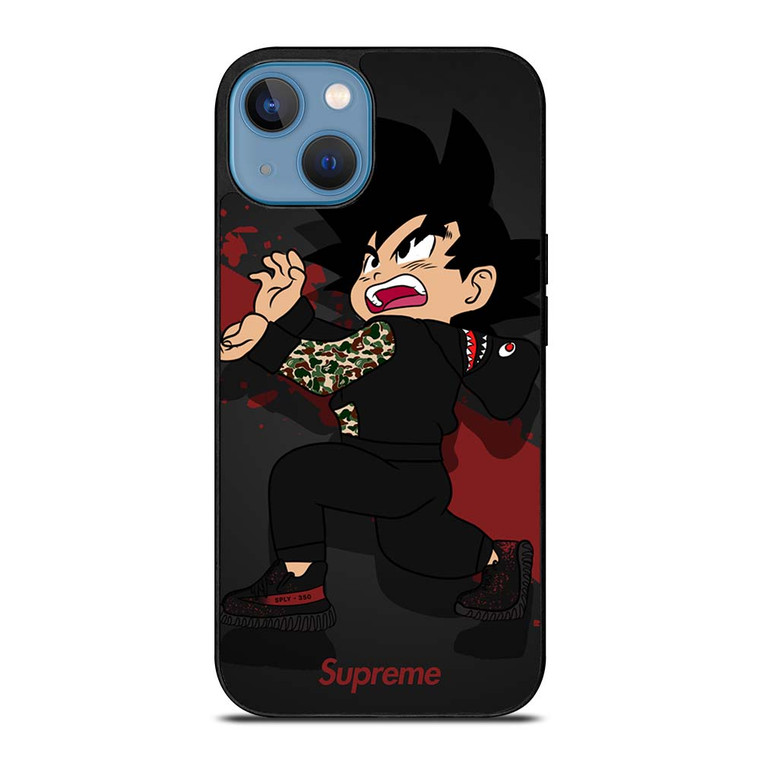 GOKU KIDS BAPE SHARK SUPREME iPhone 13 Case Cover