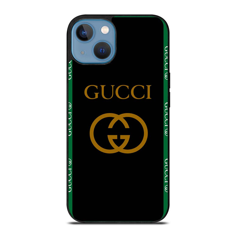 GUCCI ROUND BLACK iPhone 13 Case Cover