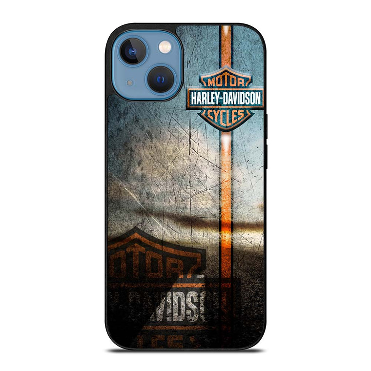 HARLEY DAVIDSON GRUNGE LOGO iPhone 13 Case Cover