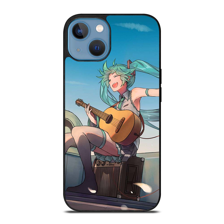 HATSUNE MIKU AND GUITAR iPhone 13 Case Cover