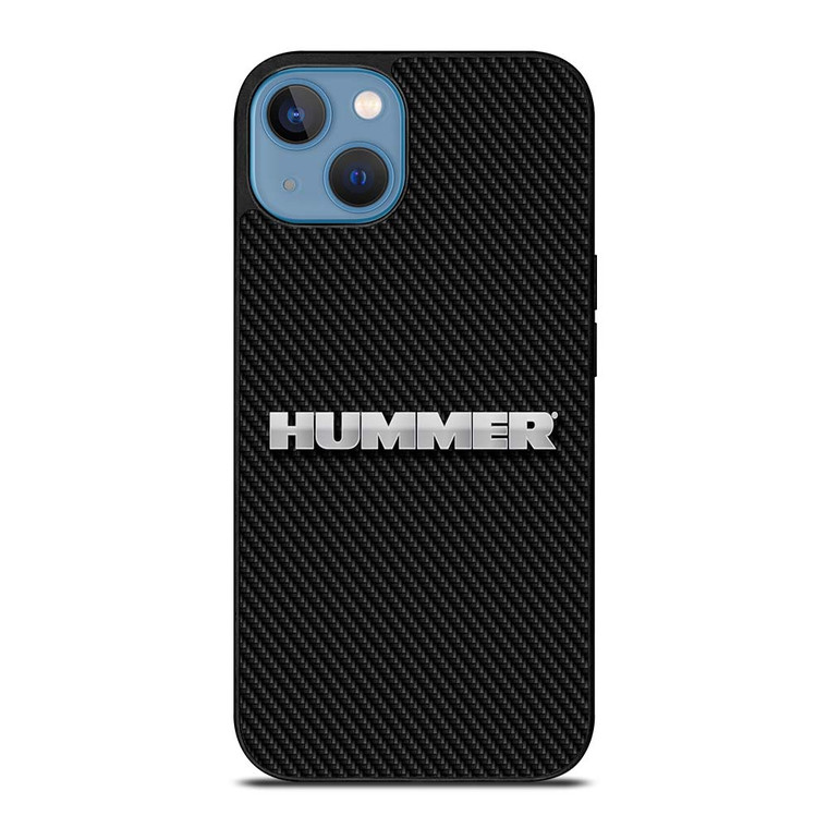 HUMMER CAR LOGO CARBON iPhone 13 Case Cover