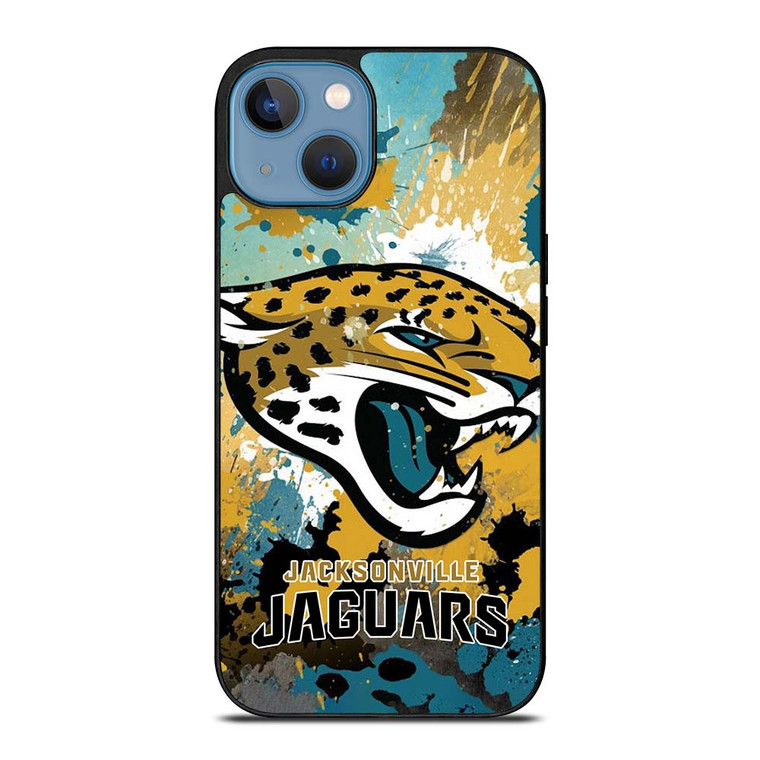 JACKSONVILLE JAGUARS ART LOGO iPhone 13 Case Cover