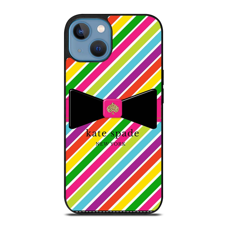KATE SPADE COLORFUL STRIPE iPhone 13 Case Cover