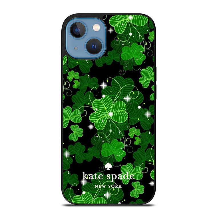 KATE SPADE GREEN LEAFS iPhone 13 Case Cover