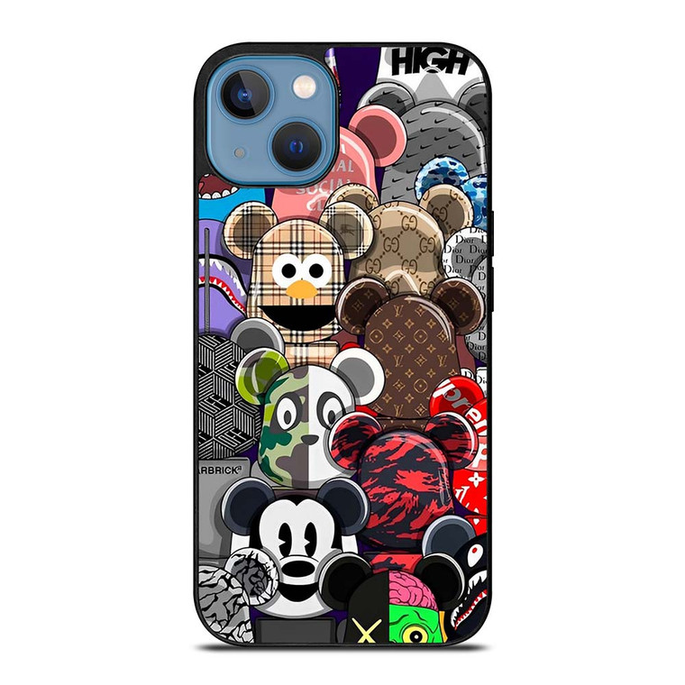KAWS ALL CHARACTER ICON iPhone 13 Case Cover