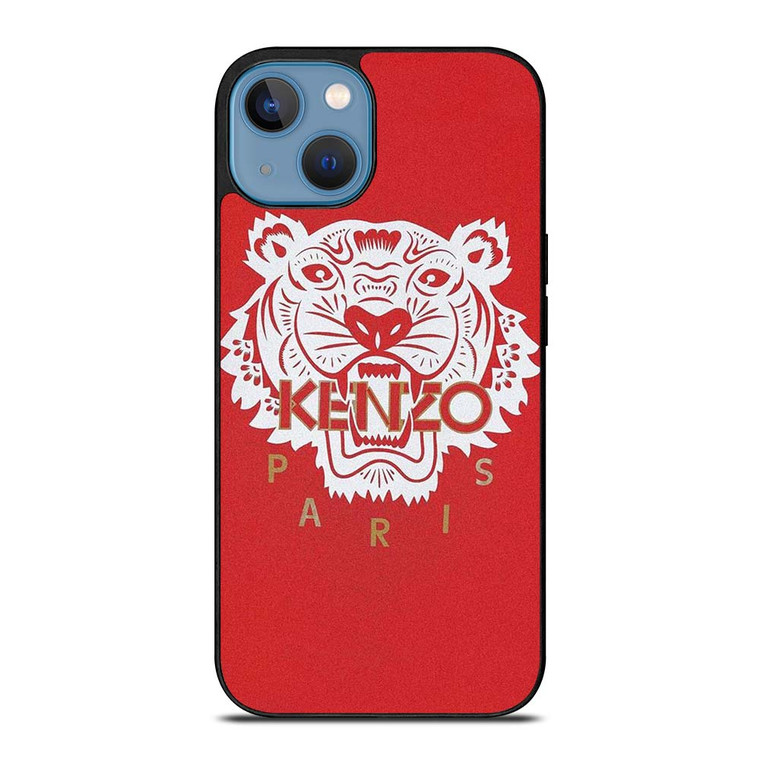 KENZO PARIS TIGER RED iPhone 13 Case Cover