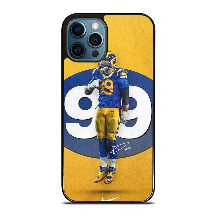 AARON DONALD 99 LOS ANGELES RAMS  iPhone 12 Pro Max Case Cover AARON DONALD 99 LOS ANGELES RAMS  iPhone 12 Pro Max Case Cover