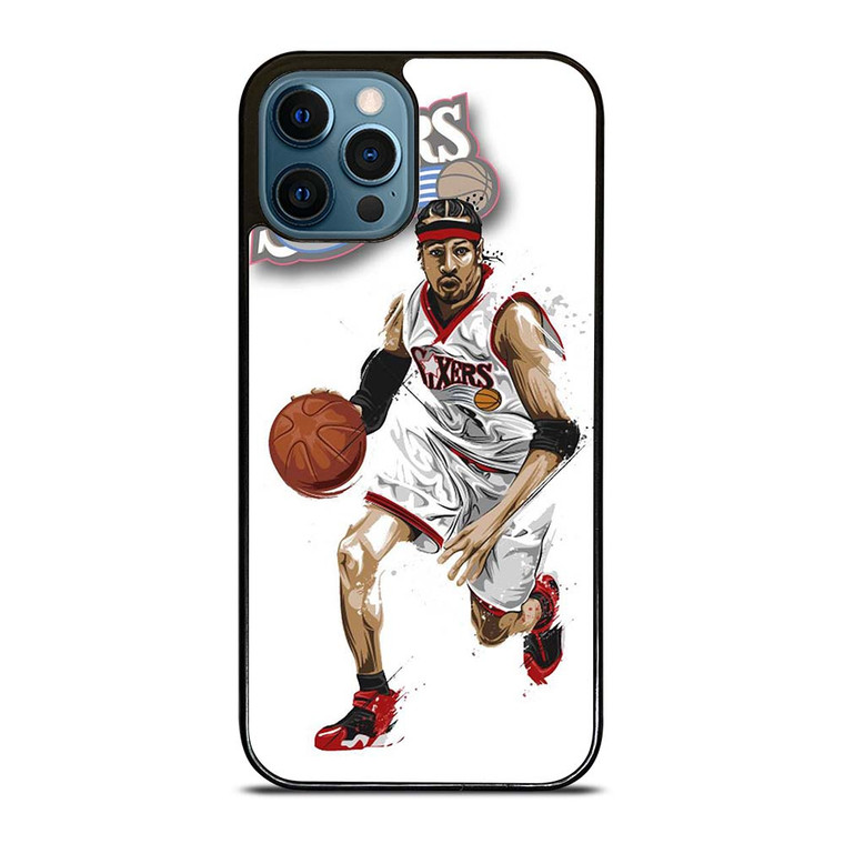 ALLEN IVERSON SIXERS NBA BASKETBALL iPhone 12 Pro Max Case Cover