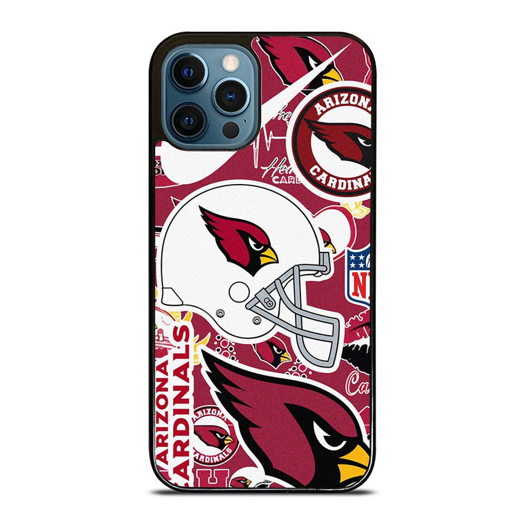 ARIZONA CARDINALS NFL STICKER BOMB iPhone 12 Pro Max Case Cover
