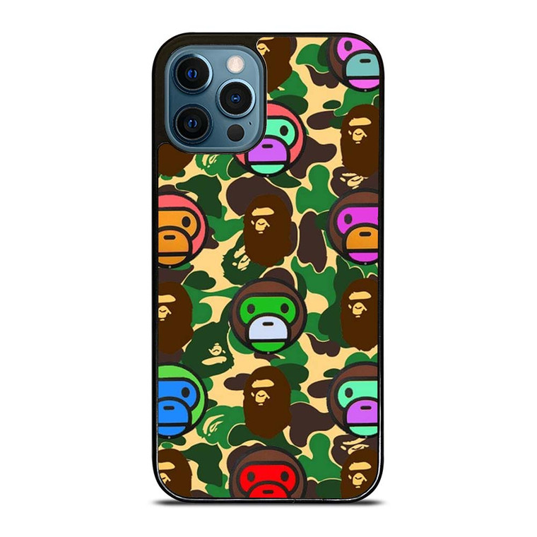 BAPE BABY MILO CAMO iPhone 12 Pro Max Case Cover