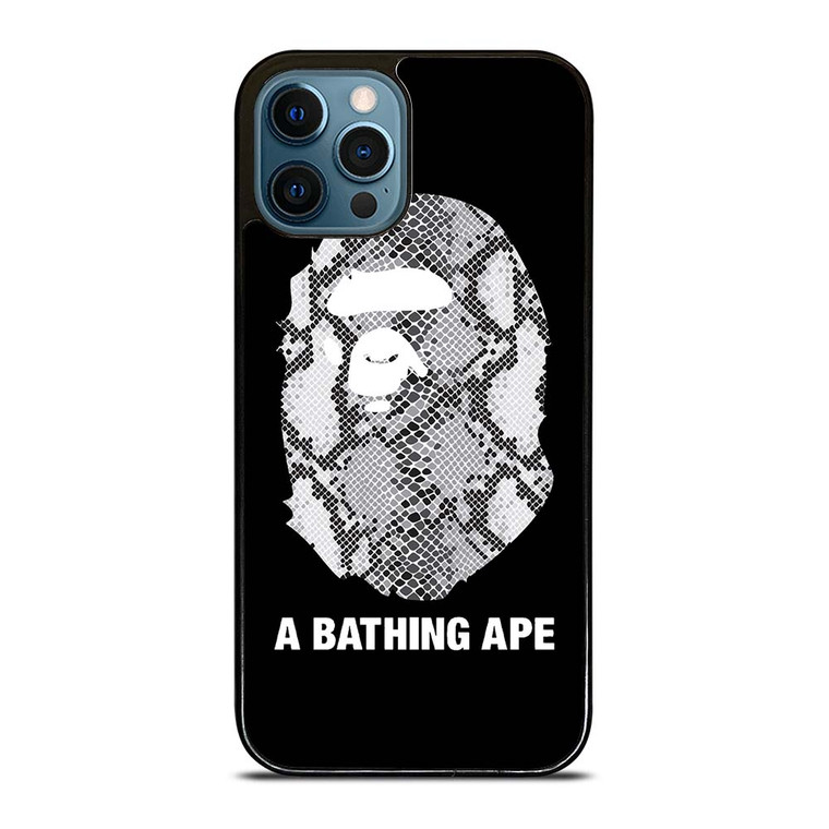 BATHING APE SNAKE SKIN iPhone 12 Pro Max Case Cover