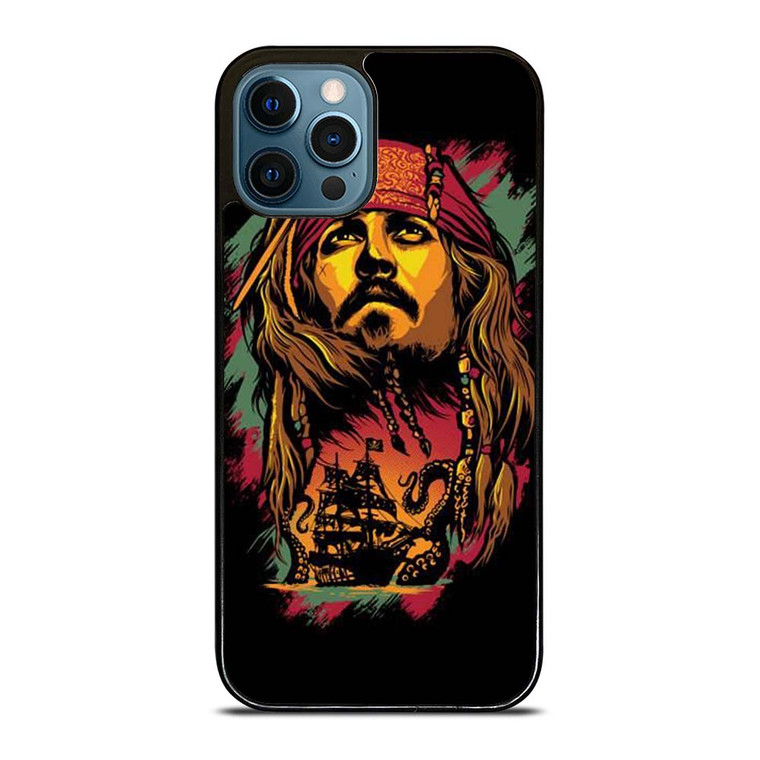 CAPTAIN JACK PIRATES OF THE CARIBBEAN ART iPhone 12 Pro Max Case Cover