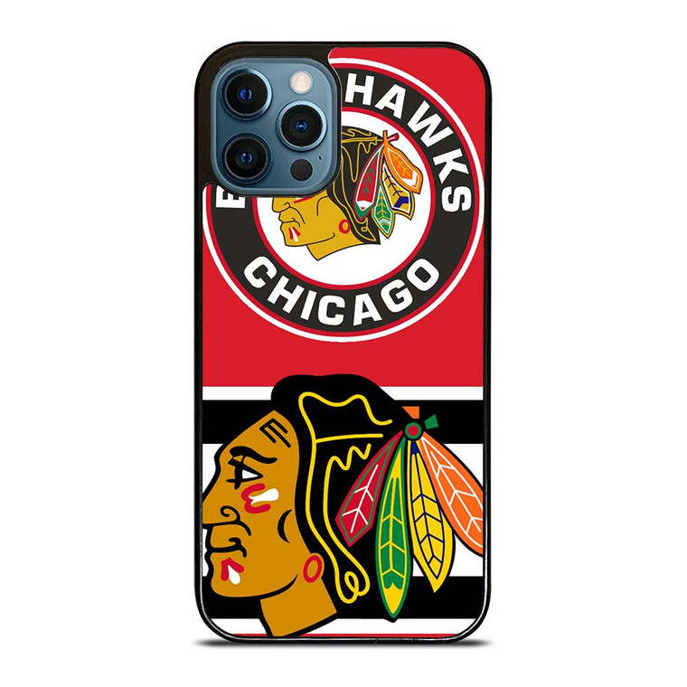 CHICAGO BLACKHAWKS NHL LOGO iPhone 12 Pro Max Case Cover