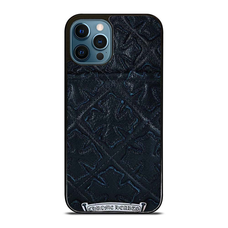 CHROME HEARTS LEATHER iPhone 12 Pro Max Case Cover