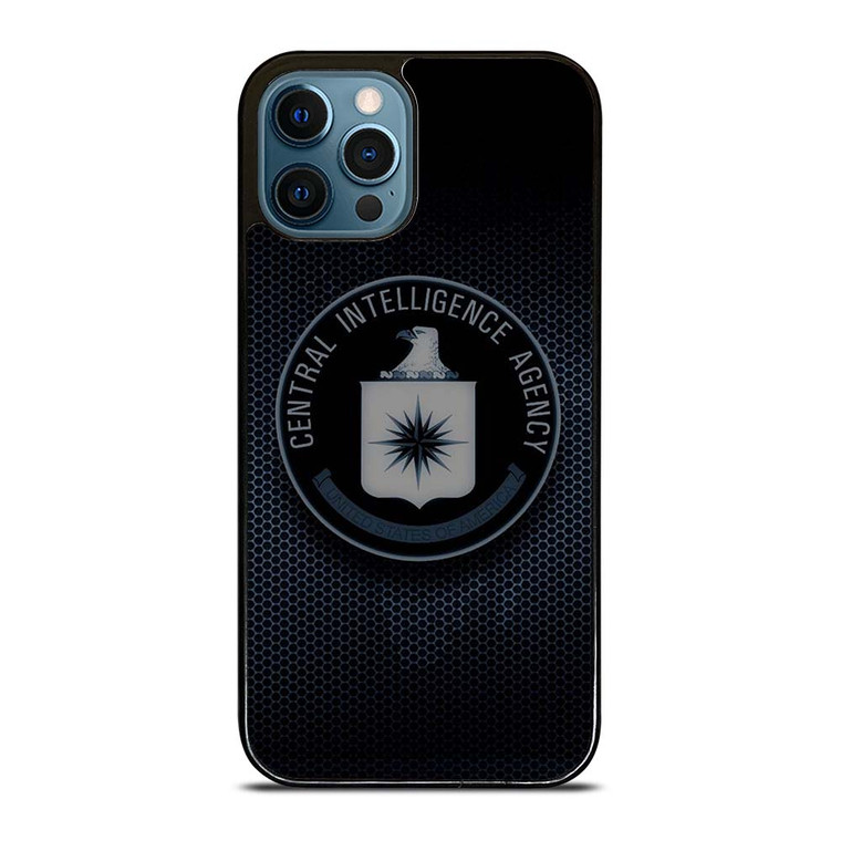 CIA CENTRAL INTELLIGENCE AGENCY METAL LOGO iPhone 12 Pro Max Case Cover