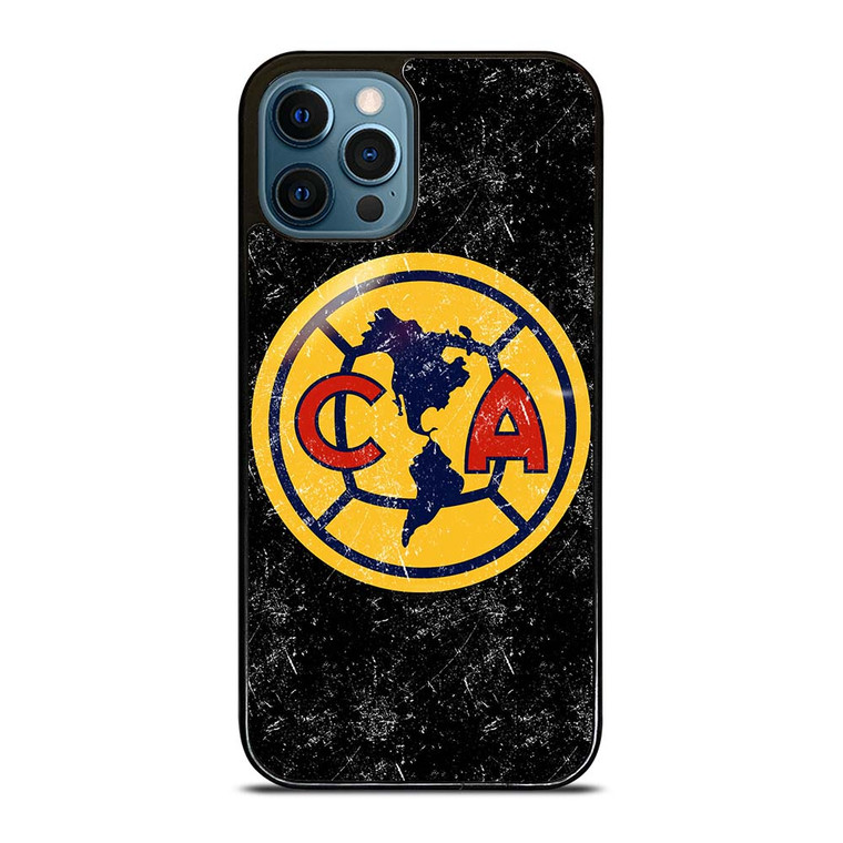 CLUB AMERICA AGUILAS FOOTBALL BLACK iPhone 12 Pro Max Case Cover