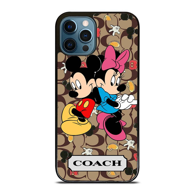 COACH MICKEY MINNIE MOUSE LOVE iPhone 12 Pro Max Case Cover