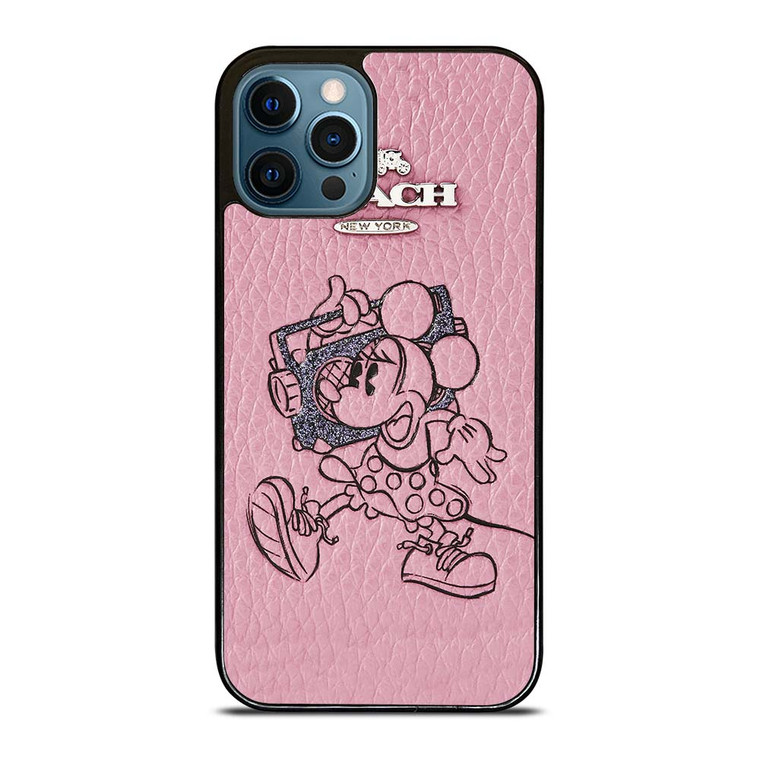 COACH MINNIE MOUSE PINK iPhone 12 Pro Max Case Cover