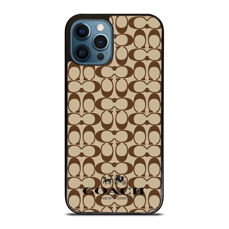 COACH NEW YORK BROWN iPhone 12 Pro Max Case Cover