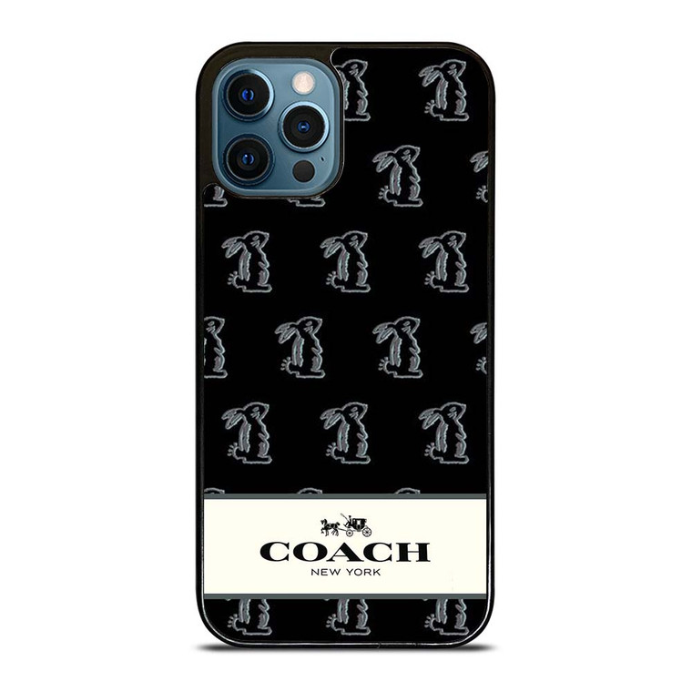 COACH NEW YORK BUNNY iPhone 12 Pro Max Case Cover