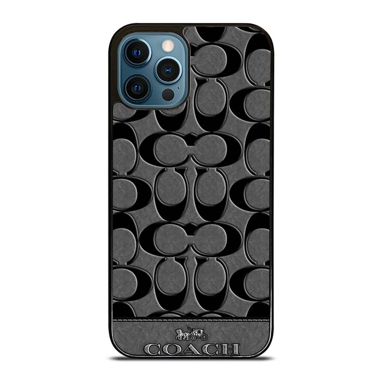 COACH NEW YORK GREY iPhone 12 Pro Max Case Cover COACH NEW YORK GREY iPhone 12 Pro Max Case Cover